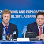 [:en] Jan Lewis (IOM3) and Murat Musataev (EvrazES) at MINEX Central Asia 2011 [:ru] Джан Льюис (IOM3) и Мурат Мусатаев (ЕвразЕС) на форуме
